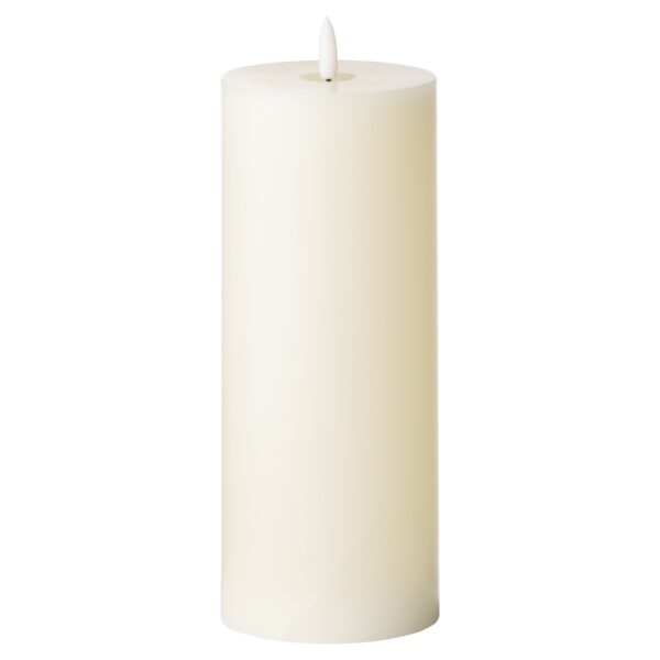 Luxe Collection Natural Glow 3.5 x 9 LED Cream Candle