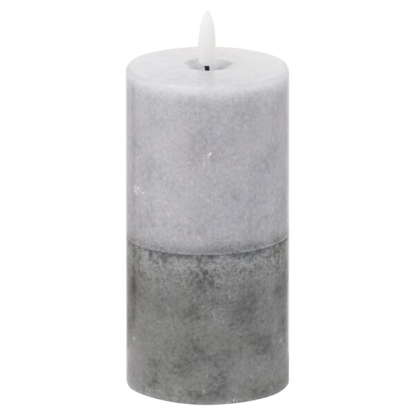 Luxe Collection Natural Glow 3x6 Stone LED Candle