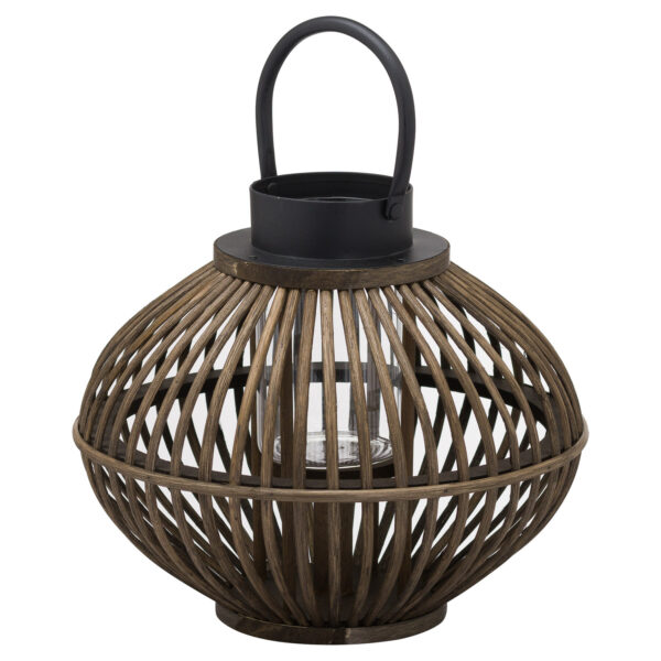 Brown Bamboo Style Large Lantern