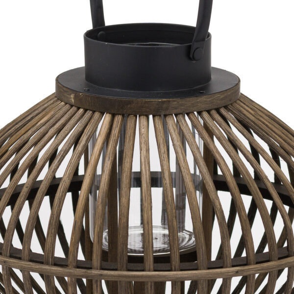 Brown Bamboo Style Large Lantern