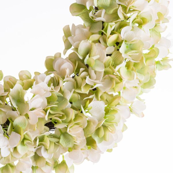 White Hydrangea Wreath - Image 2