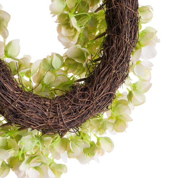 White Hydrangea Wreath - Image 3