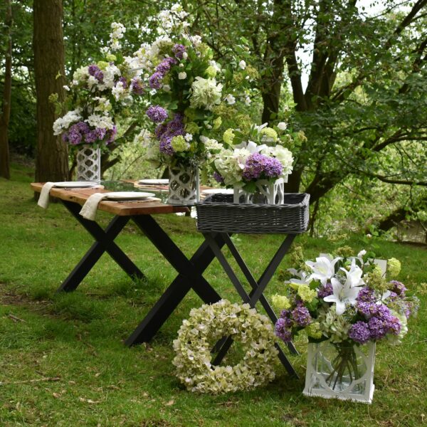 White Hydrangea Wreath