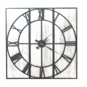 Roza Panelled Wall Clock