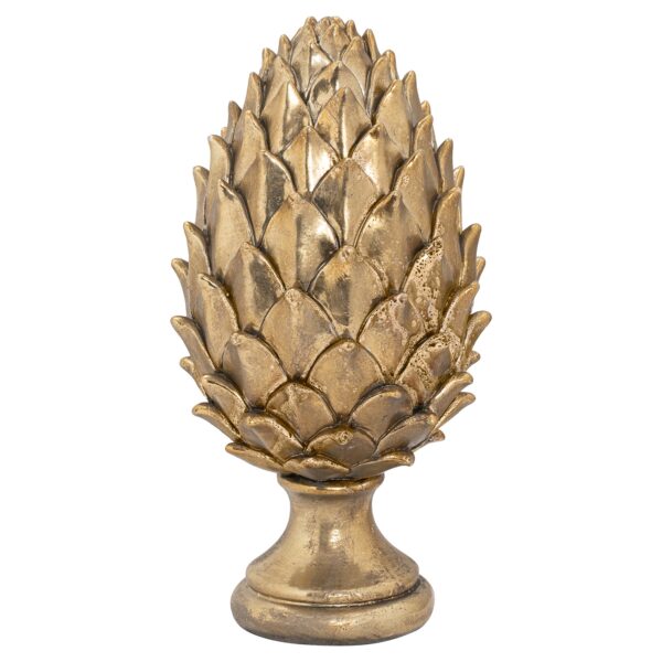 Tall Gold Pinecone Finial