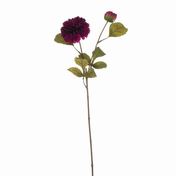 Deep Purple Dahlia Stem - Image 2