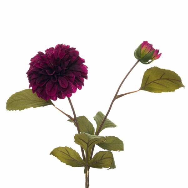 Deep Purple Dahlia Stem - Image 3