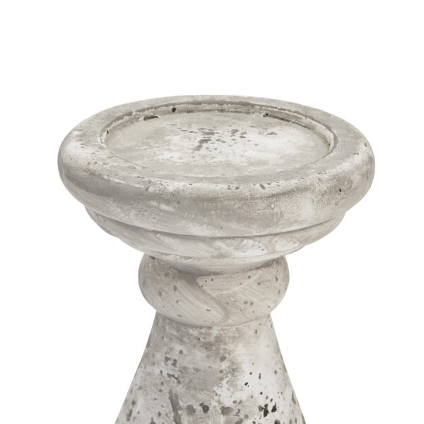 Large Stone Ceramic Candle Holder - Image 2