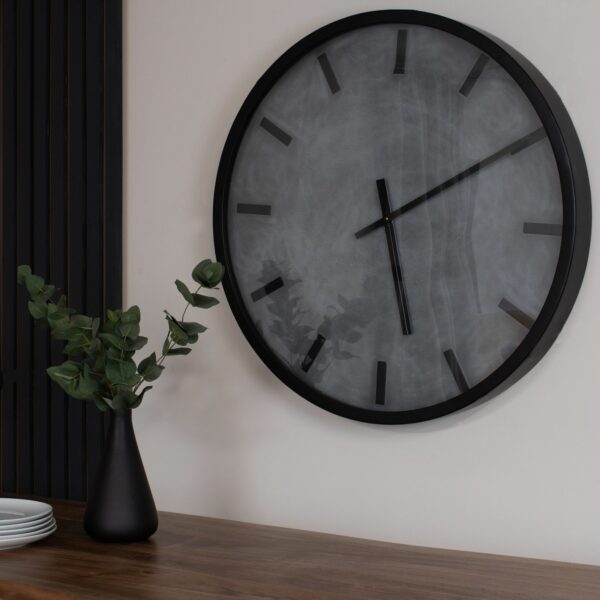 Large Concrete Effect Station Clock - Image 4