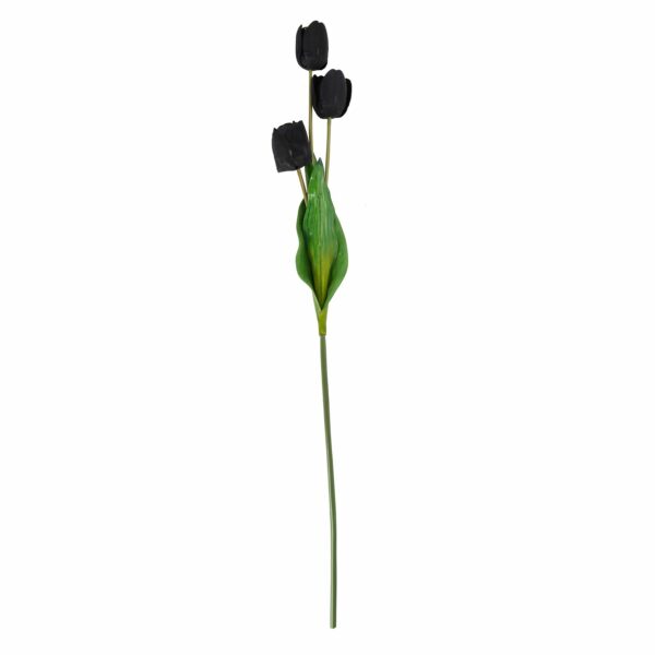 Tall Black Triple Tulip Stem - Image 3