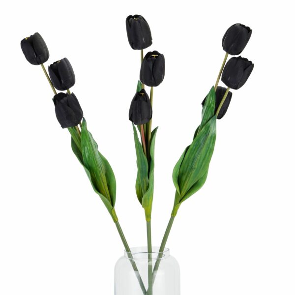 Tall Black Triple Tulip Stem - Image 4