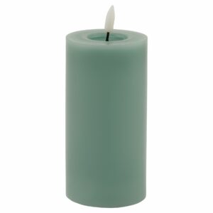 Luxe Collection Melt Effect 3x6 Sage LED Wax Candle