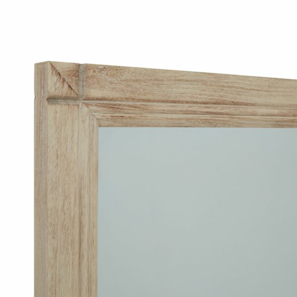 Washed Wood Large Window Mirror