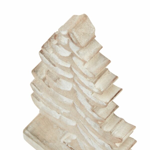 White Wash Collection Wooden Tiered Tree Decoration - Image 2