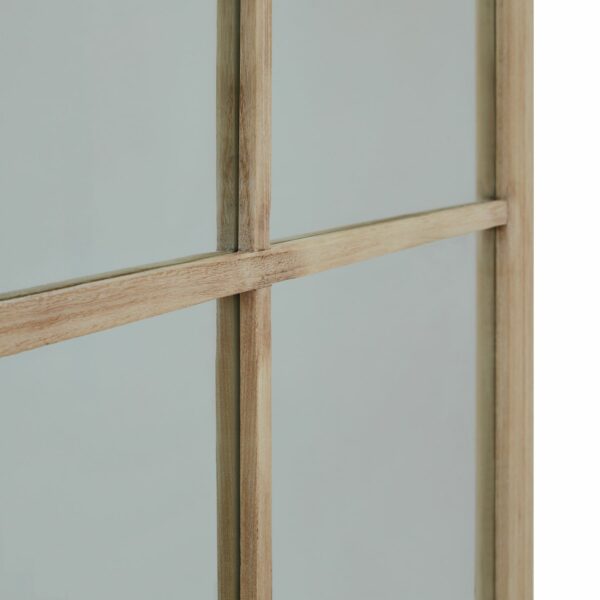 Washed Wood XL Window Mirror