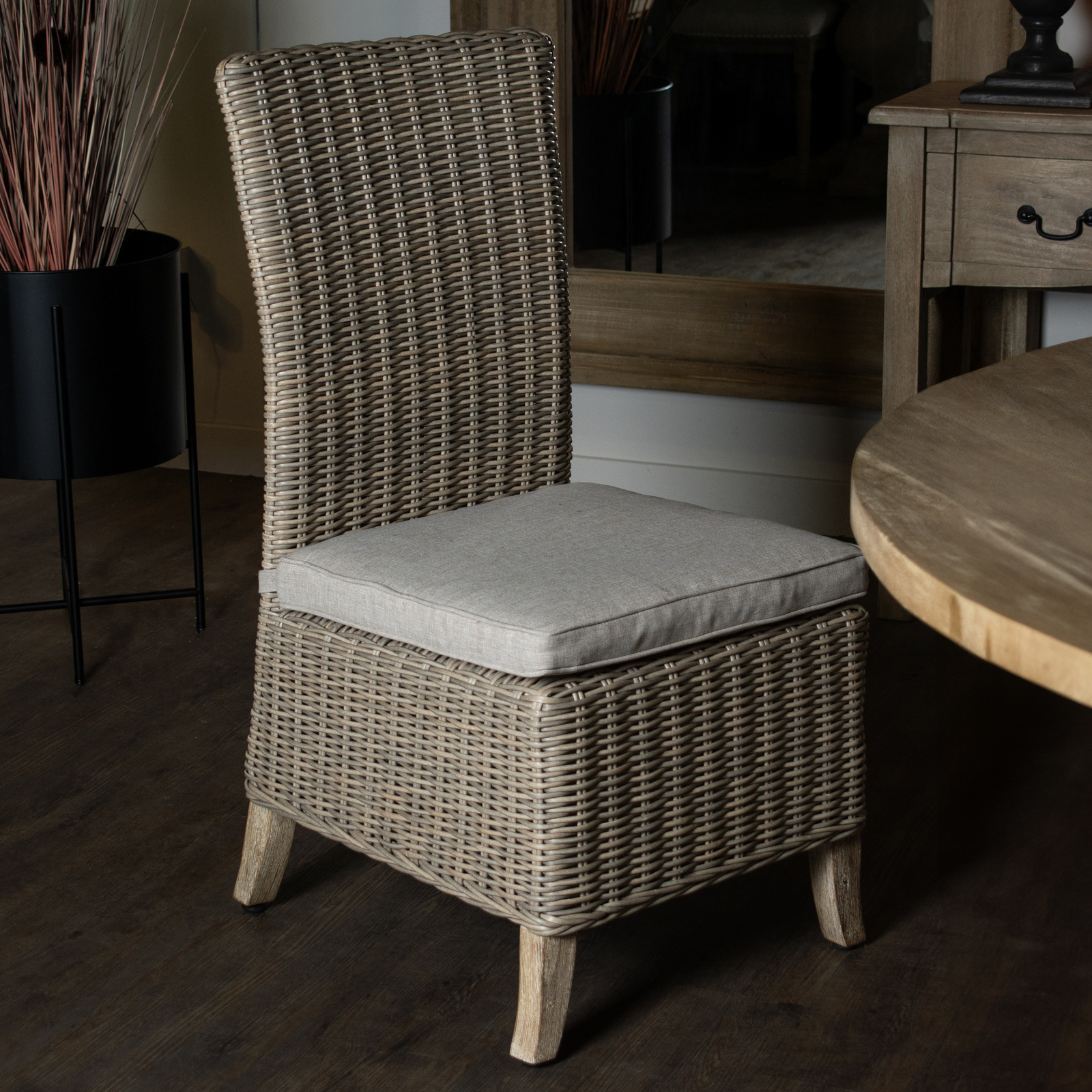 Capri Collection Outdoor Dining Chair - Image 5