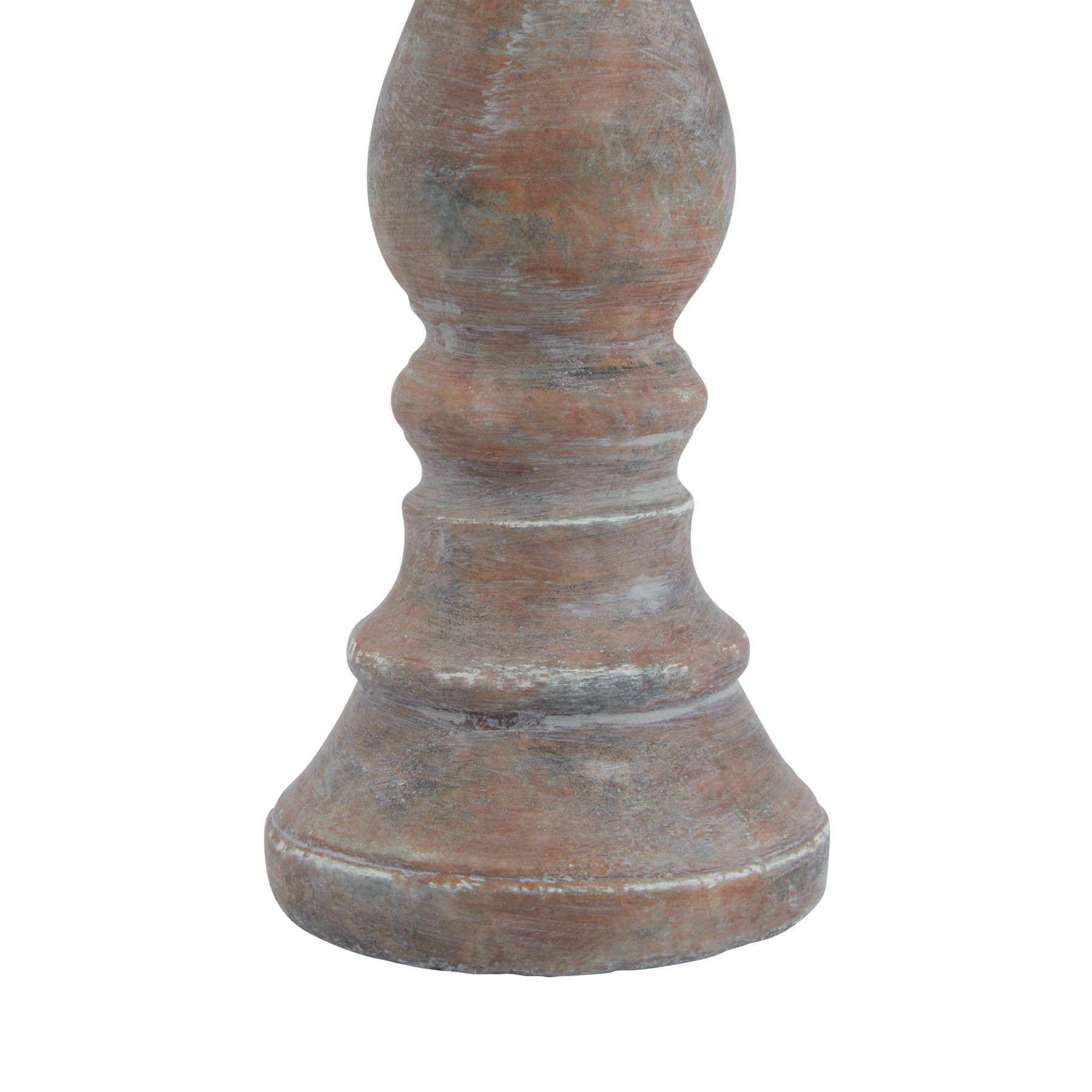 Siena Brown Column Candle Holder - Image 3