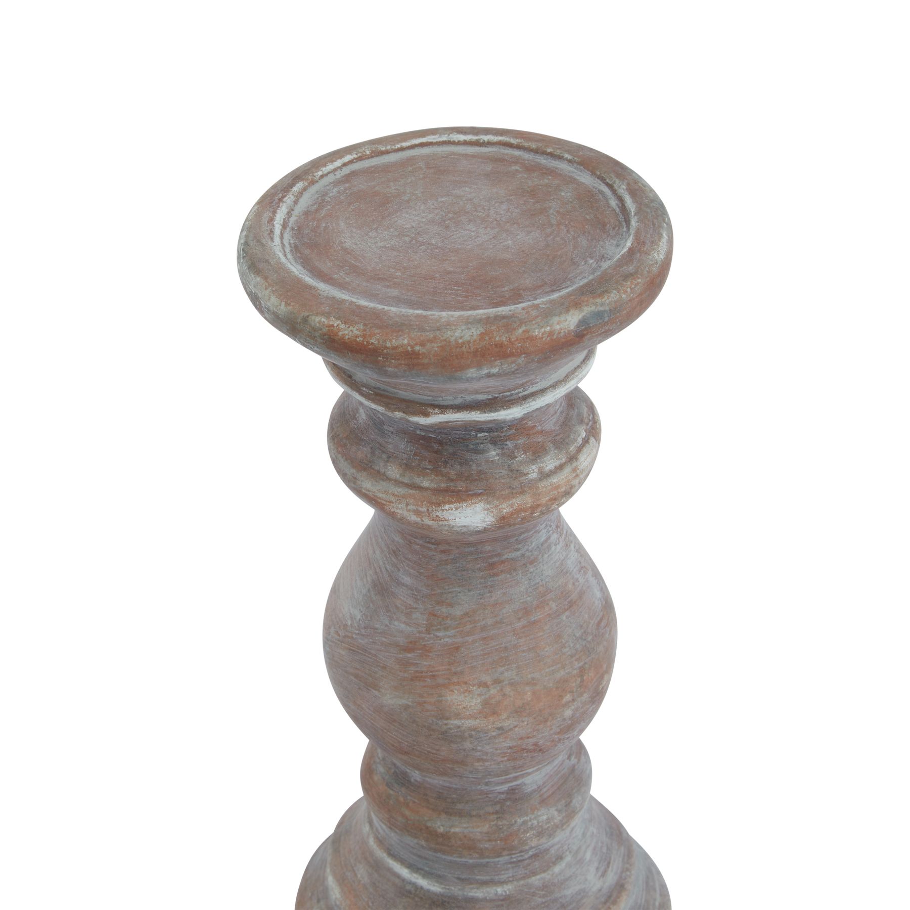 Siena Small Brown Column Candle Holder - Image 2