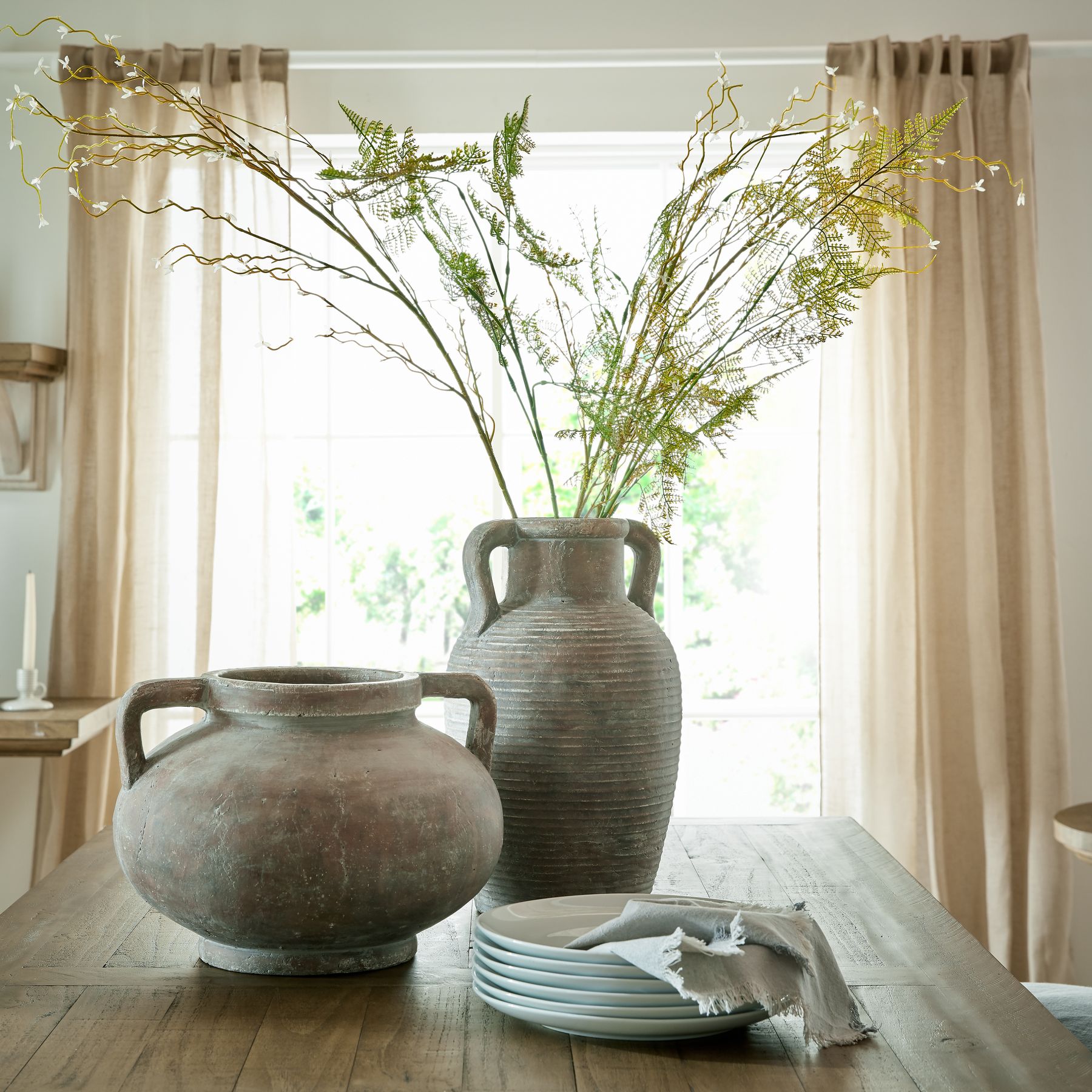 Siena Brown Pelike Decorative Pot - Image 5