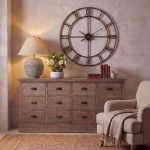 Saturn Table Lamp With Linen Shade