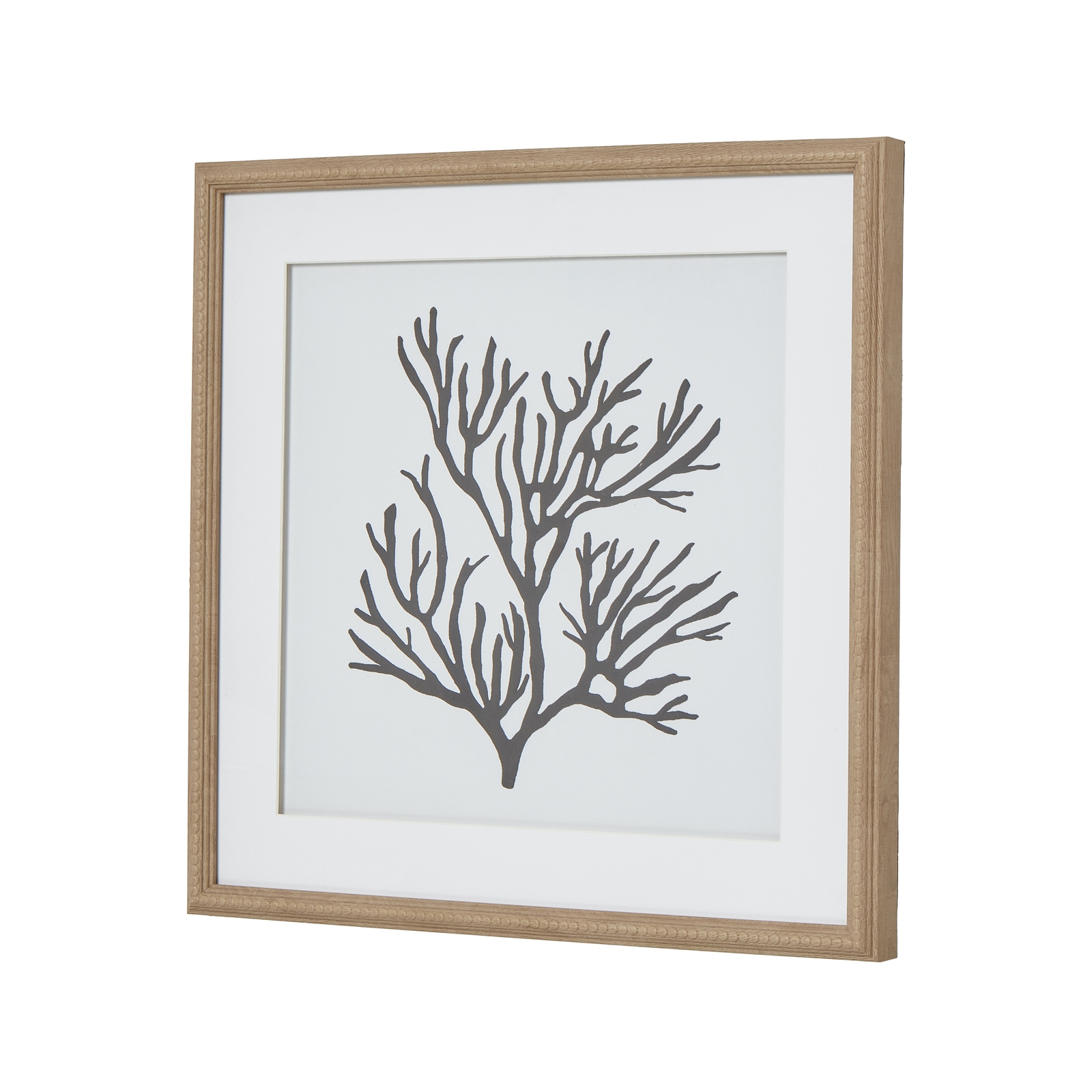 Reef Coral Art Mounted In Beaded Frame - Image 2