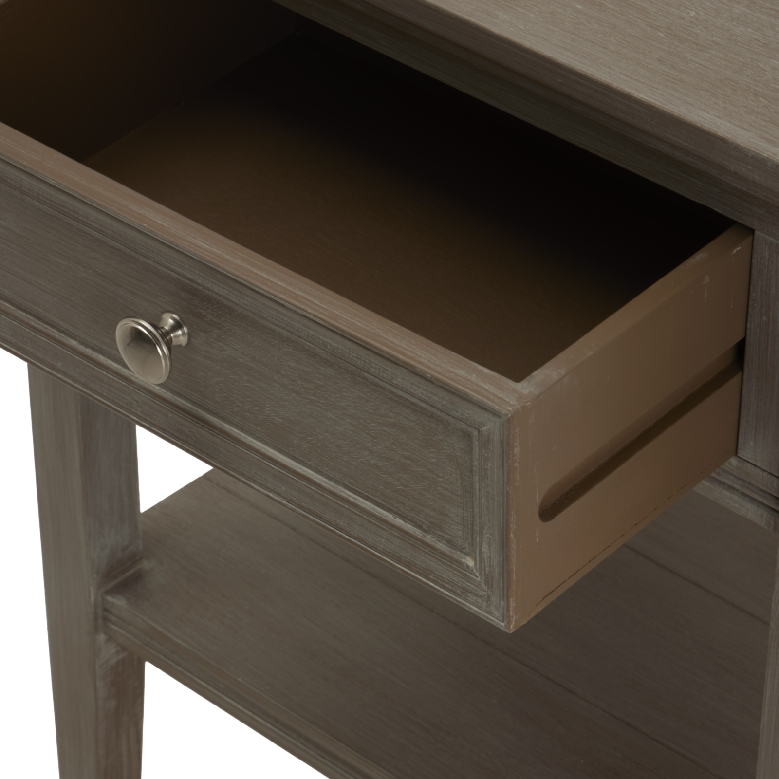 The Serene Collection One Drawer Side Table - Image 4