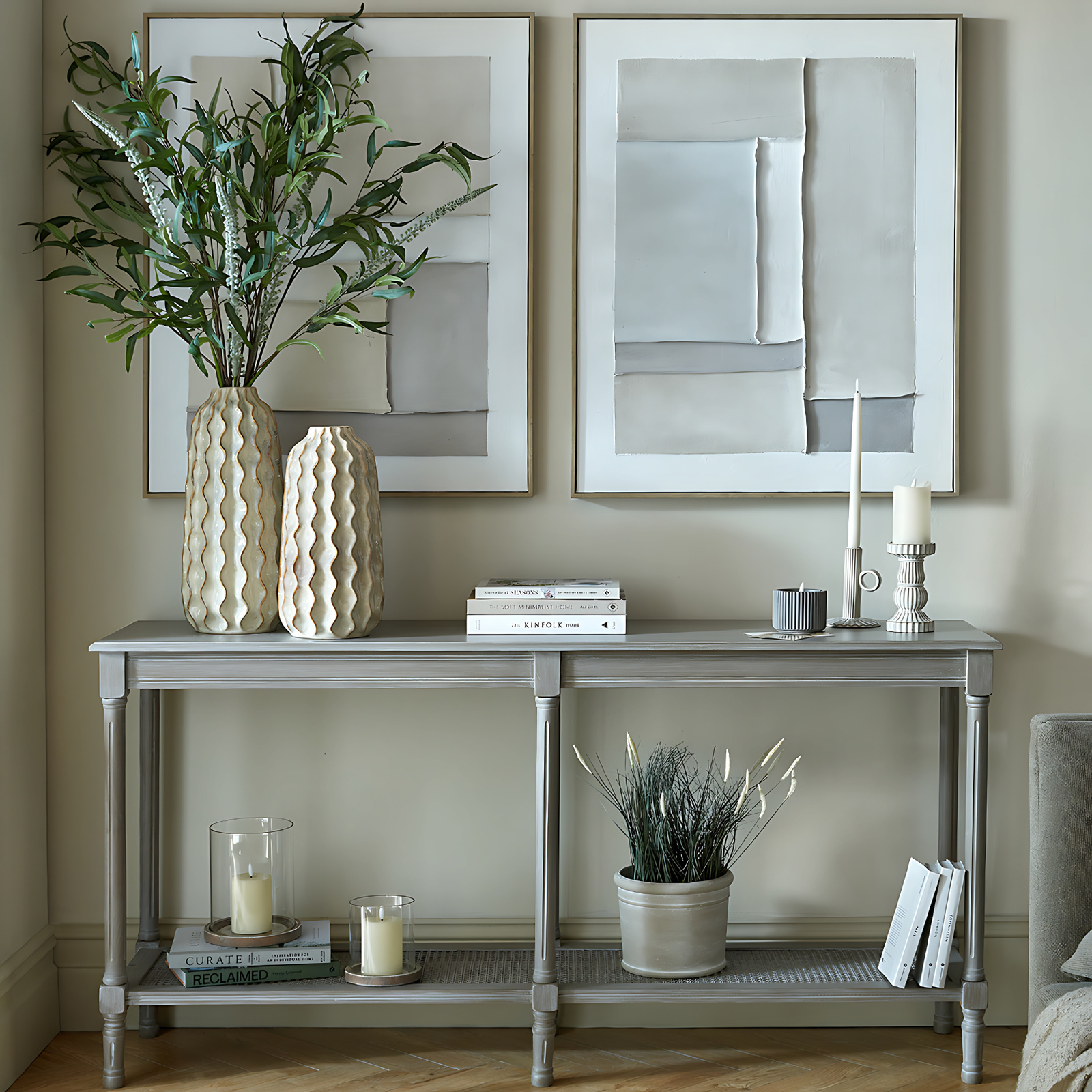The Serene Rattan Collection Large Console Table