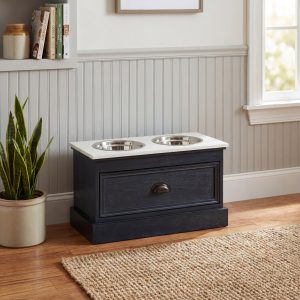 Contour Collection Pet Feeder Table