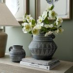 Faux White Hellebore Stem