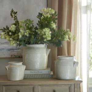 Tarn Collection Large Decorative Pot With Handles