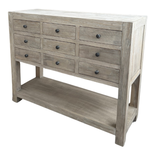 Haldon Collection 9 Drawer Chest With Shelf