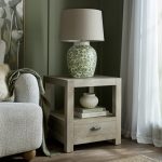 Haldon Collection 1 Drawer Side Table With Shelf