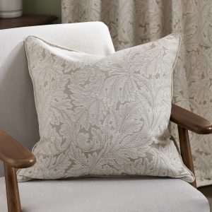 Morris & Co Acanthus Cushion – Linen, 55 x 55cm