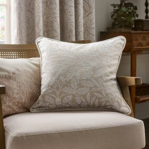 Morris & Co Acorn Cushion – Linen, 50 x 50cm