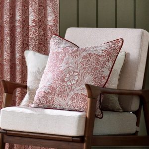 Morris & Co Marigold Cushion – Russet, 50 x 50cm