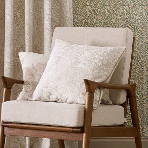 Morris & Co Marigold Cushion – Stone, 50 x 50cm